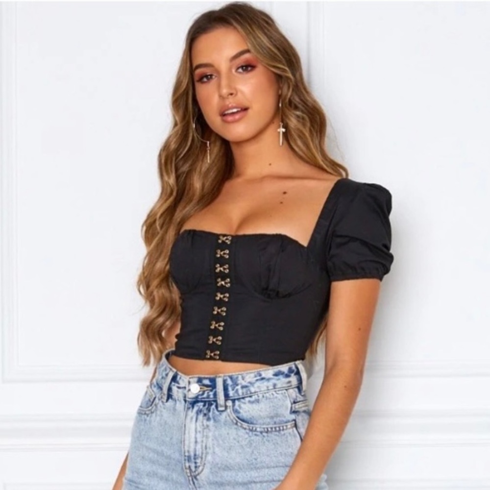 White Fox Boutique Real Talk Crop Top